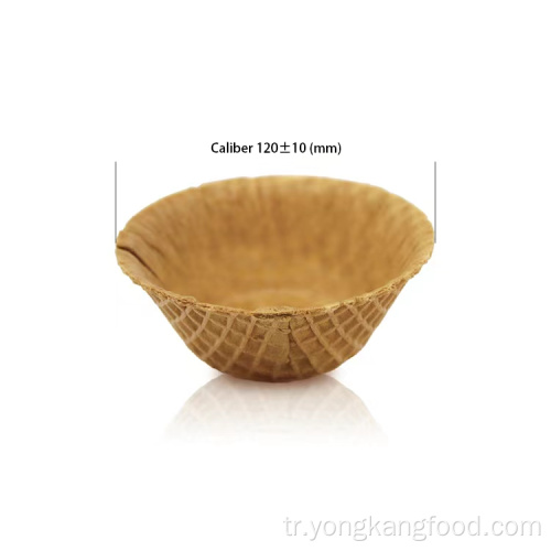 Kabuk yumurta tart gofret konisi